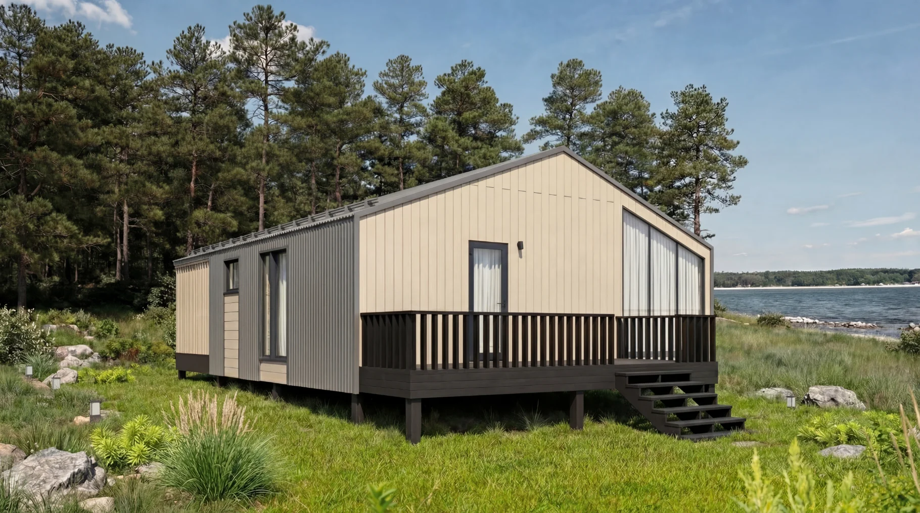 Модульный барнхаус 100м² - обложка 2