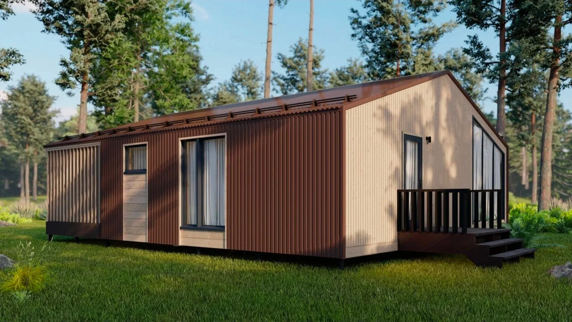 Модульный дом Барнхаус 100м²