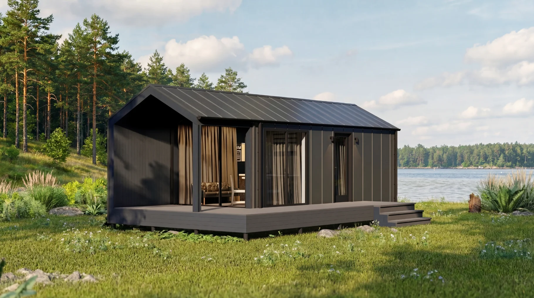 Модульный барнхаус 24м² - обложка 1