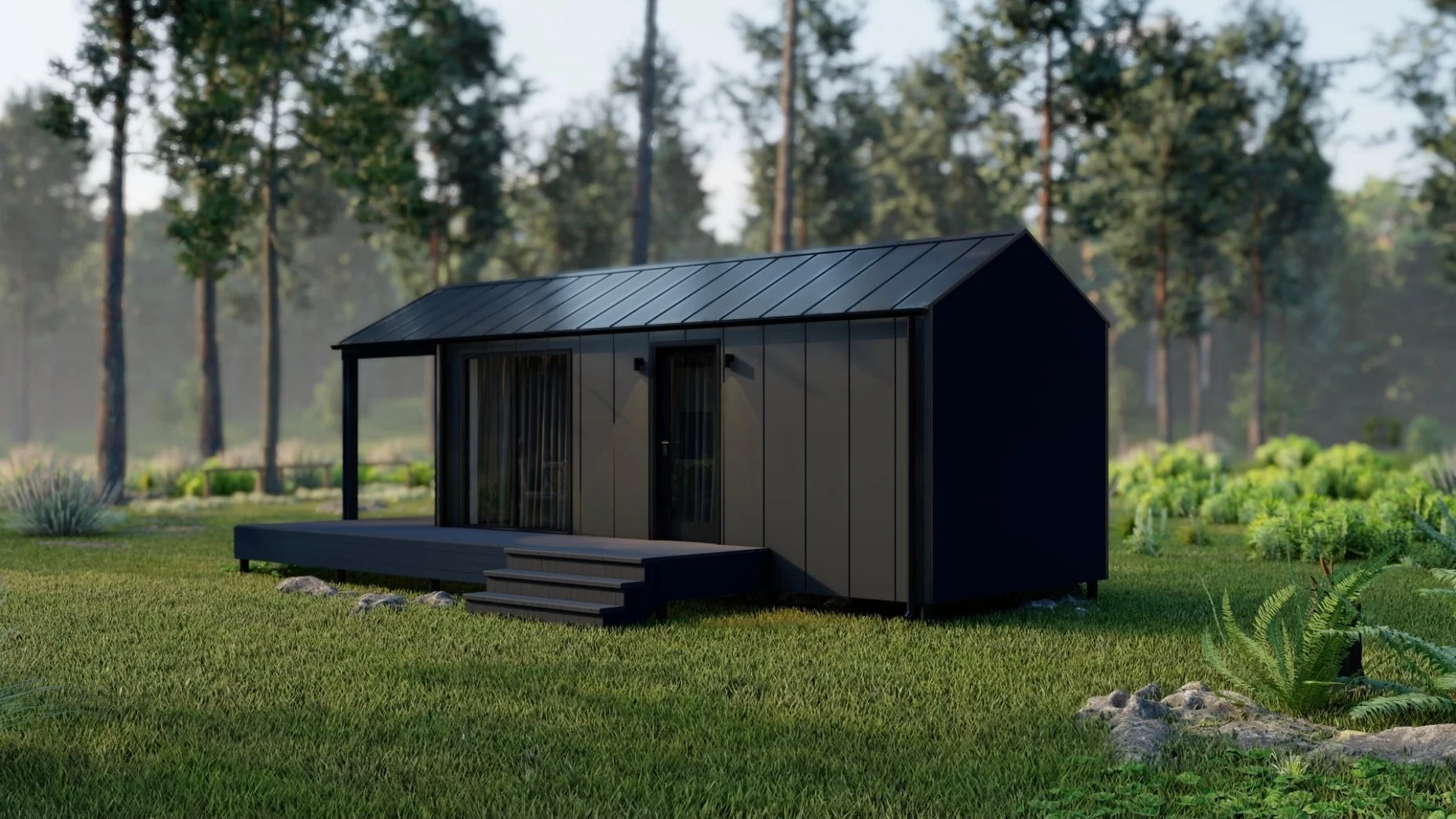 Модульный дом Барнхаус 24м²