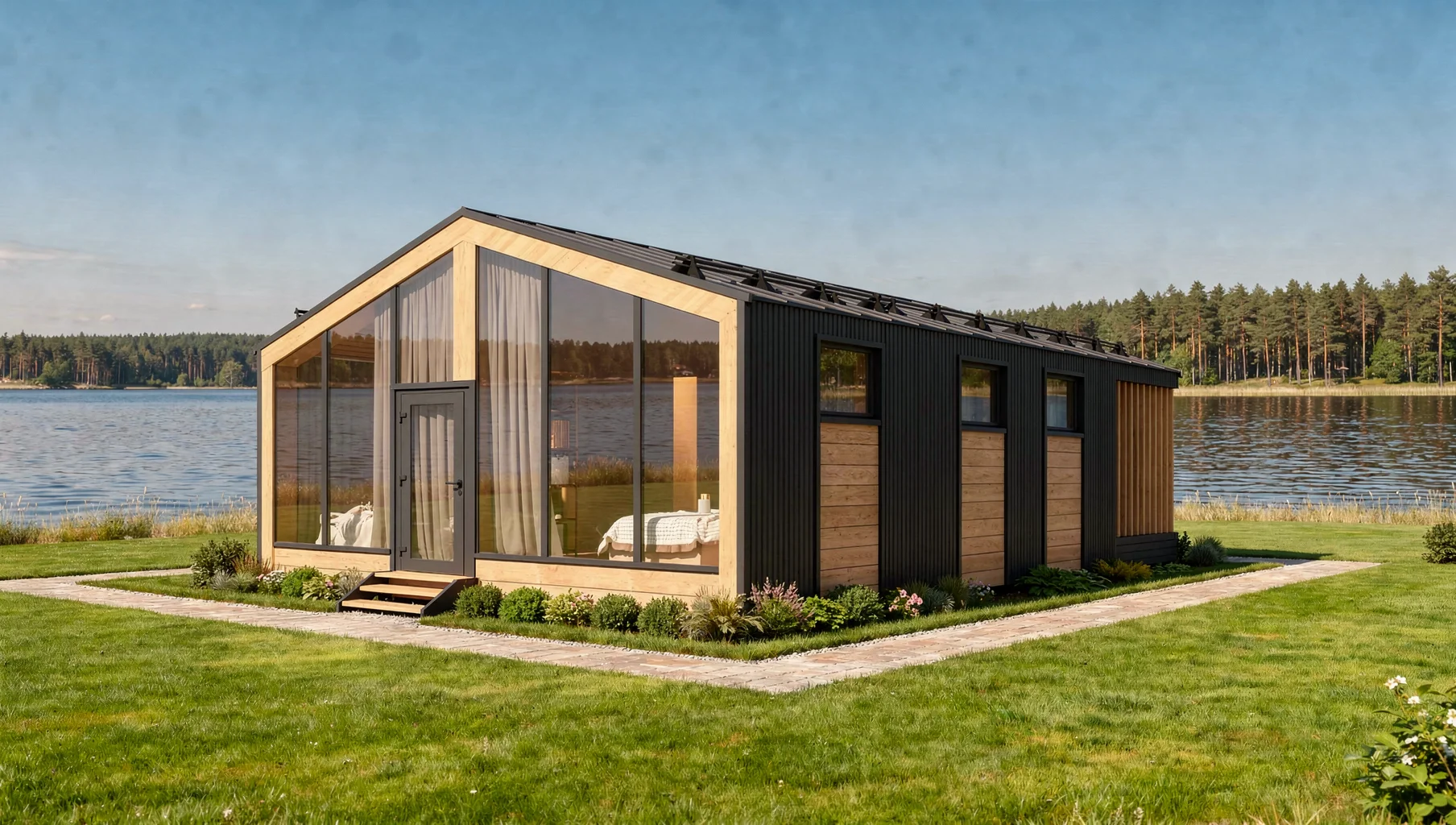 Модульный барнхаус 60м² - обложка 1