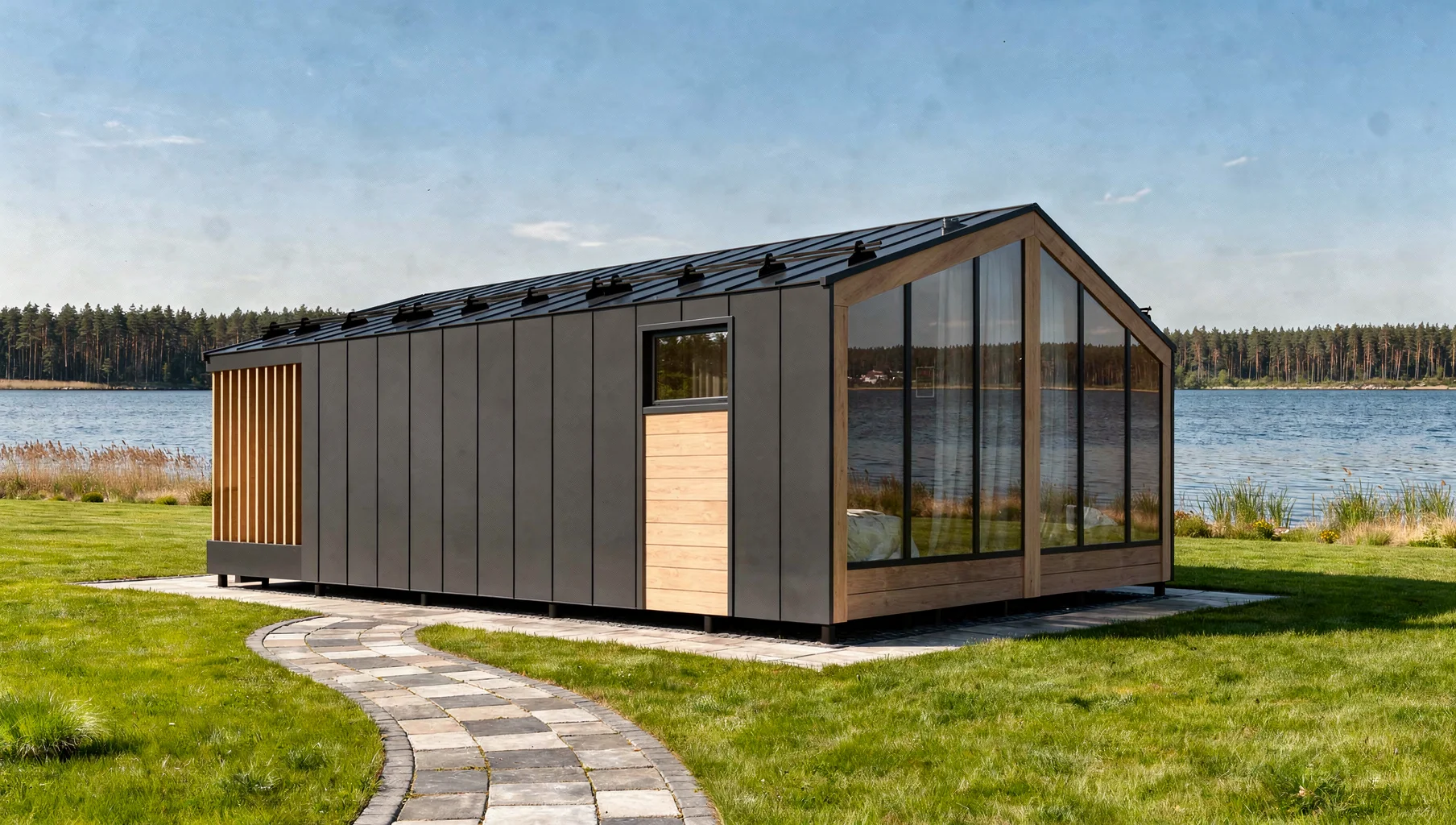 Модульный барнхаус 60м² - обложка 2