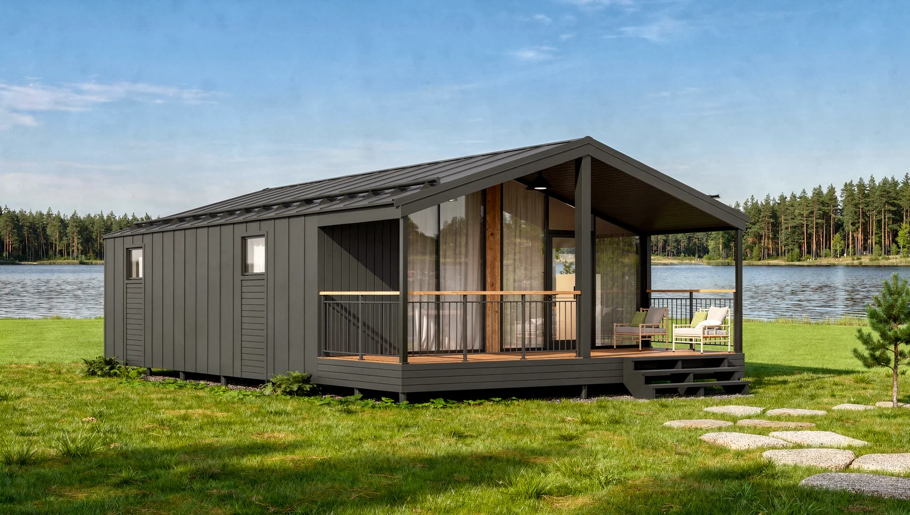 Модульный барнхаус 80м² - обложка 3