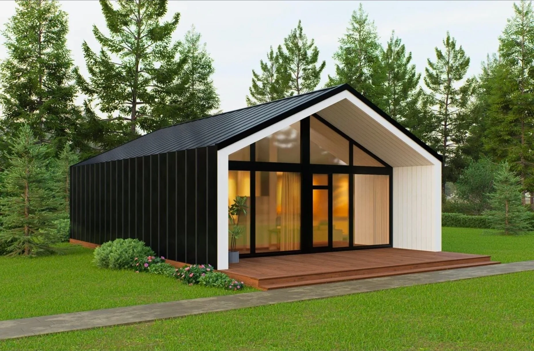 Каркасный дом Барнхаус 60 м² — от 2.5 млн ₽, ERA Concept СПб