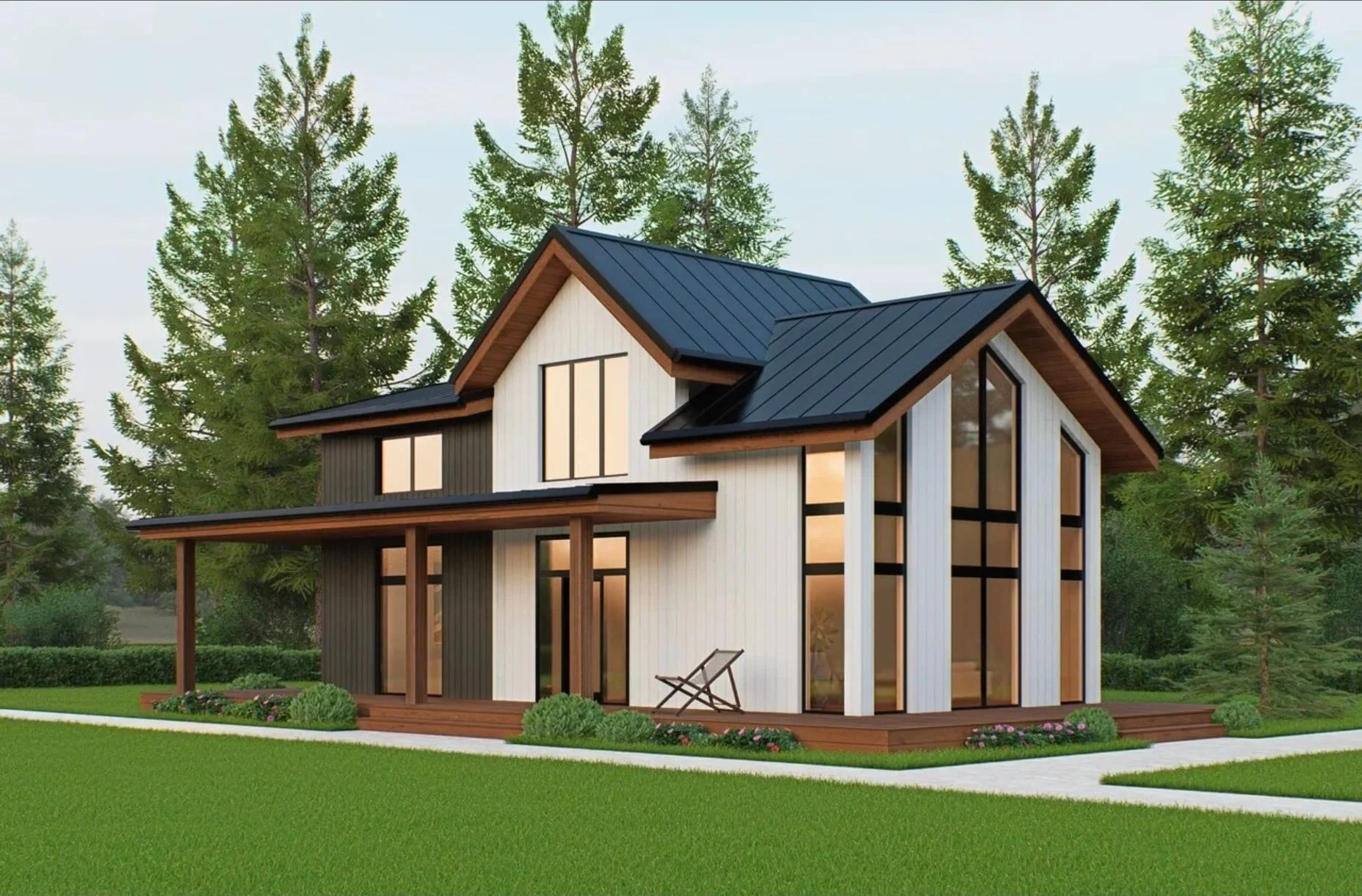 Каркасный дом Кантри 200 м² — от 8.4 млн ₽, ERA Concept СПб