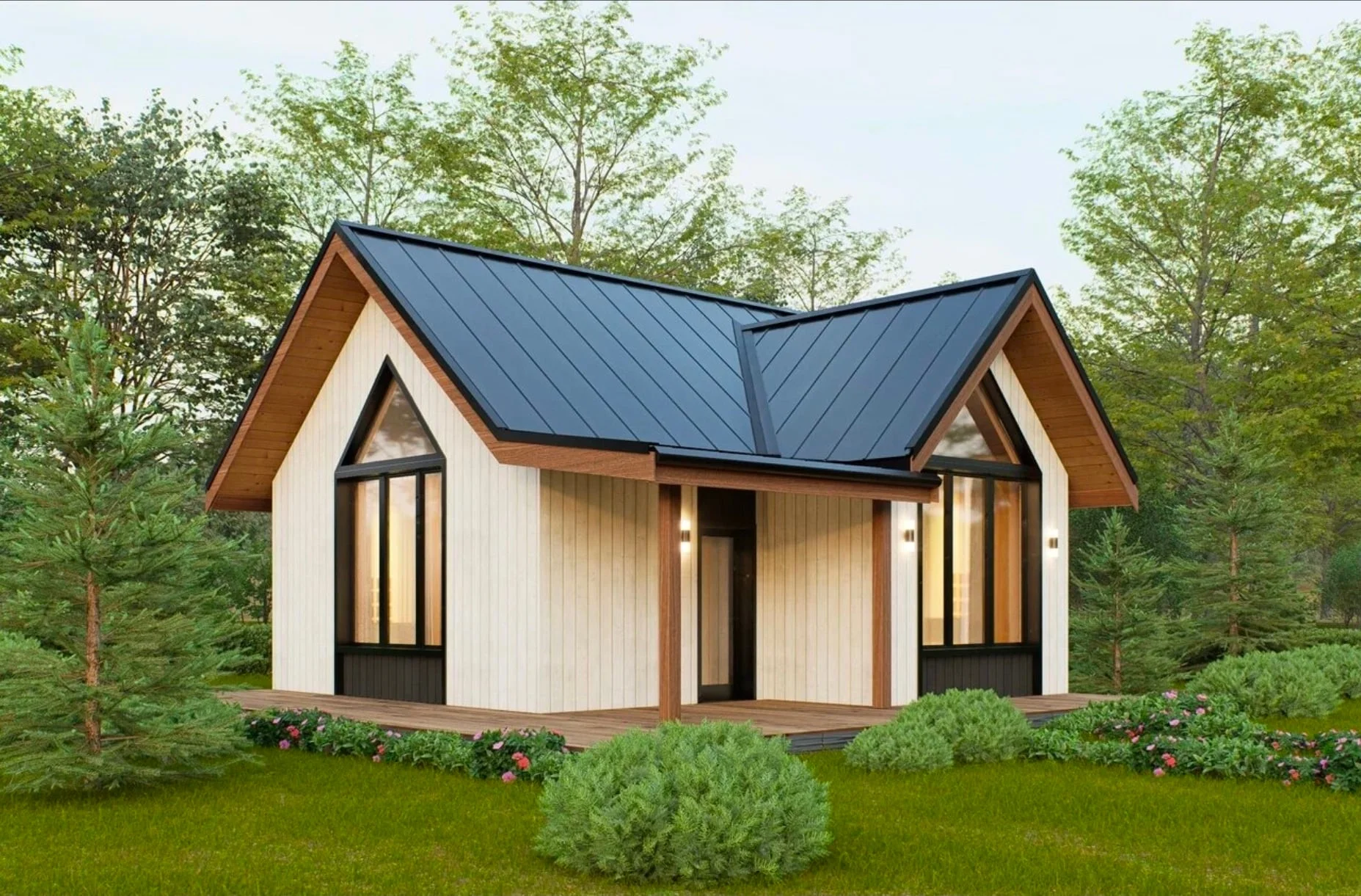 Каркасный дом Кантри 40 м² — от 1.7 млн ₽, ERA Concept СПб