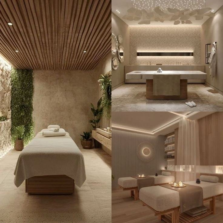 Диптих SPA-кабинетов: массажная и бьюти-зона